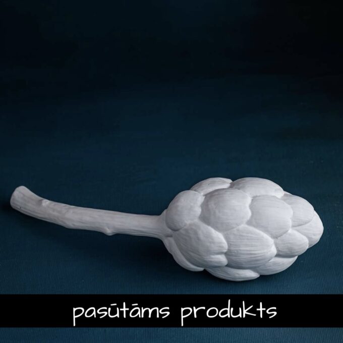 Porcelāna  'Artišoks' balts  /   2gab.