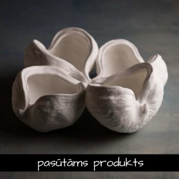 Porcelāna trauks 'Tropu kastanis' balts