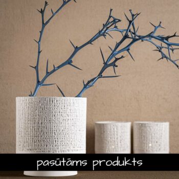 Porcelāna trauks / svečturis 'organic' liels