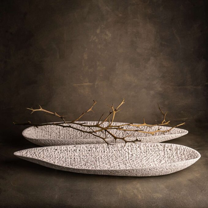 Porcelāna trauks 'organic' ovāls liels - Image 2