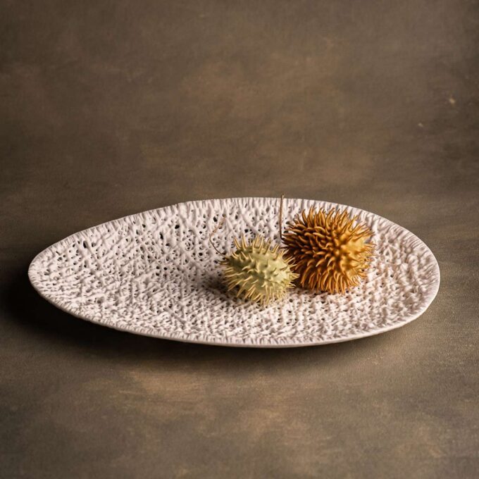 Porcelāna trauks 'organic' ovāls mazs - Image 2