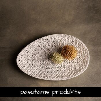 Porcelāna trauks 'organic' ovāls mazs